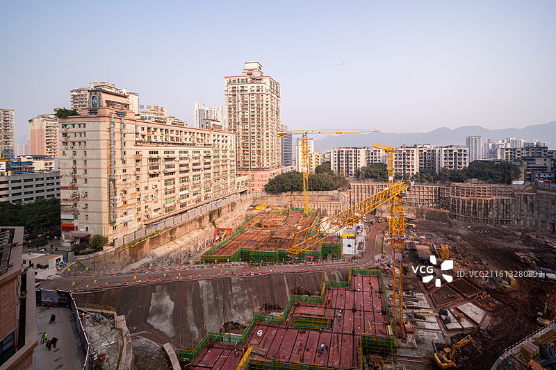 城市建设建筑工地图片素材