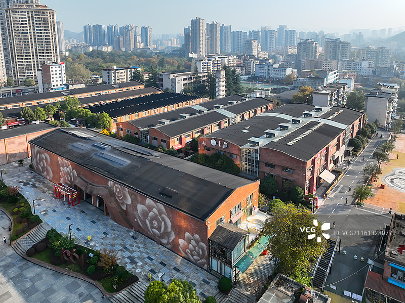 贵州省遵义市汇川区1964文化创意园风光图片素材