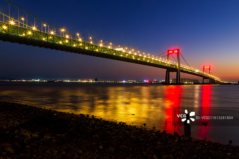 温州瓯江北口大桥南北酒咖图片素材