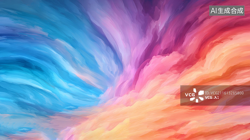 【AI数字艺术】彩色纹理背景图片素材