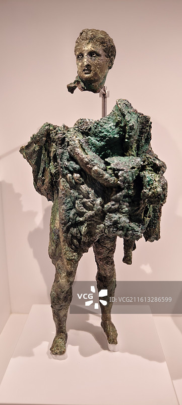 希腊雅典卫城博物馆～赫拉克勒斯小雕像图片素材