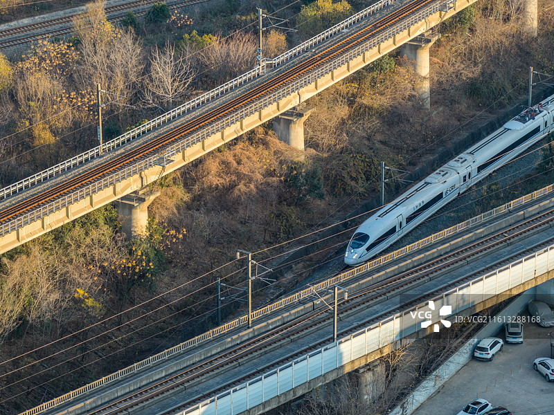 复兴号 CR400 和谐号 高铁图片素材