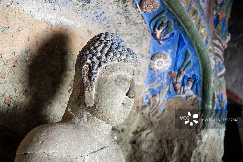 义县奉国寺万佛堂石窟图片素材