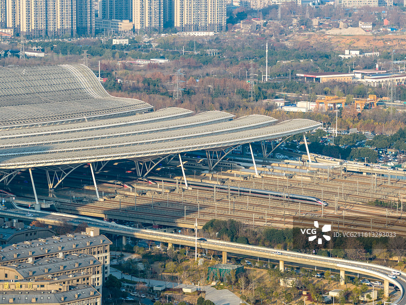 复兴号 CR400 和谐号 高铁图片素材