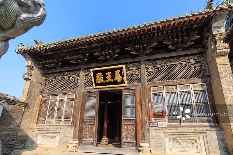 河南南阳  赊店古镇 社旗山陕会馆  马王殿  明清建筑风格图片素材