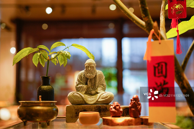 圆满与禅意小摆件图片素材