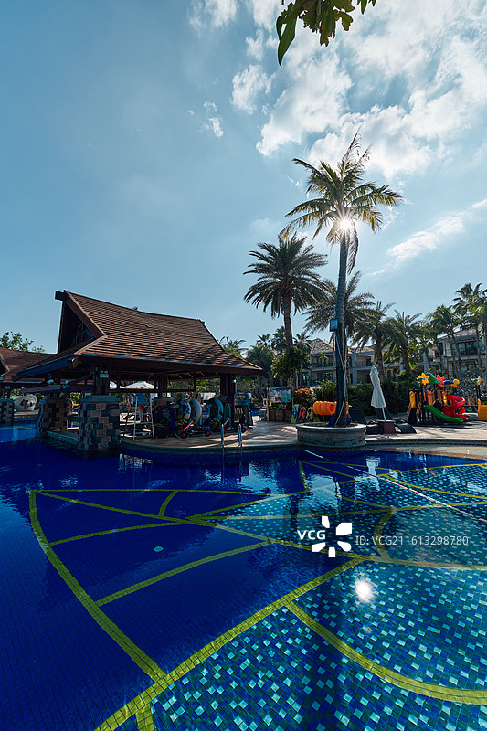 海南自贸港国际旅游岛三亚旅游亚龙湾维景酒店风光图片素材