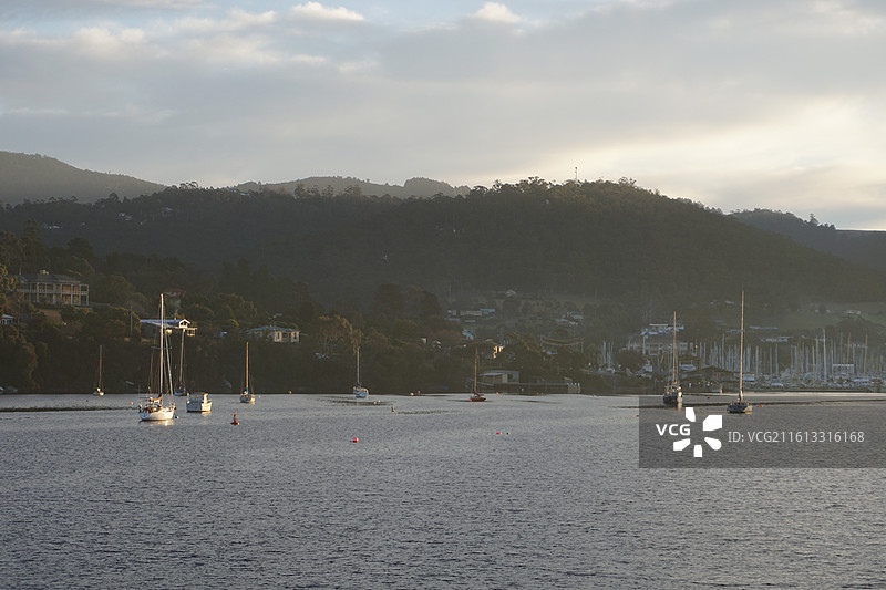 澳大利亚塔斯马尼亚霍巴特布鲁尼岛景观图片素材
