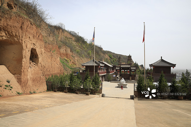 陕西西安长安华严寺图片素材