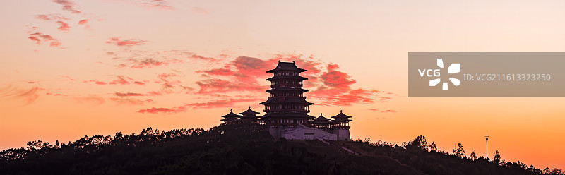 中国广东省韶关市曲江区张九龄纪念公园图片素材