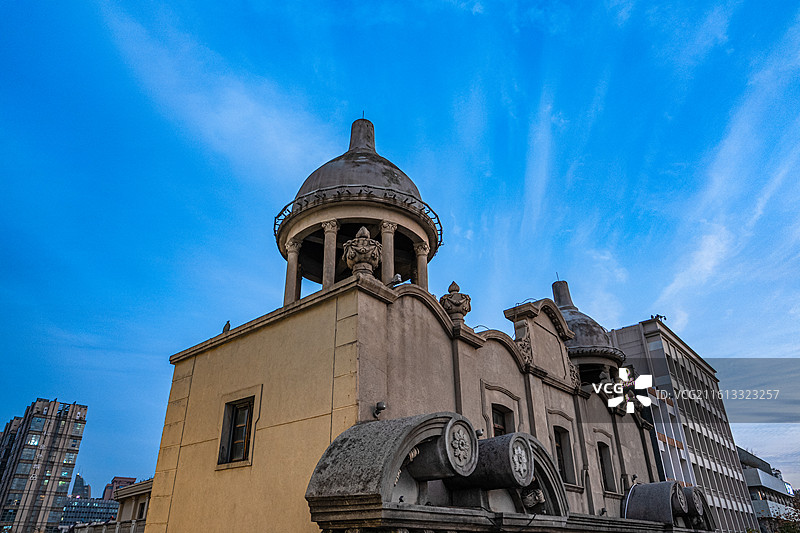 万源绸庄旧址  南宋御街 古建筑 中山中路 历史建筑图片素材