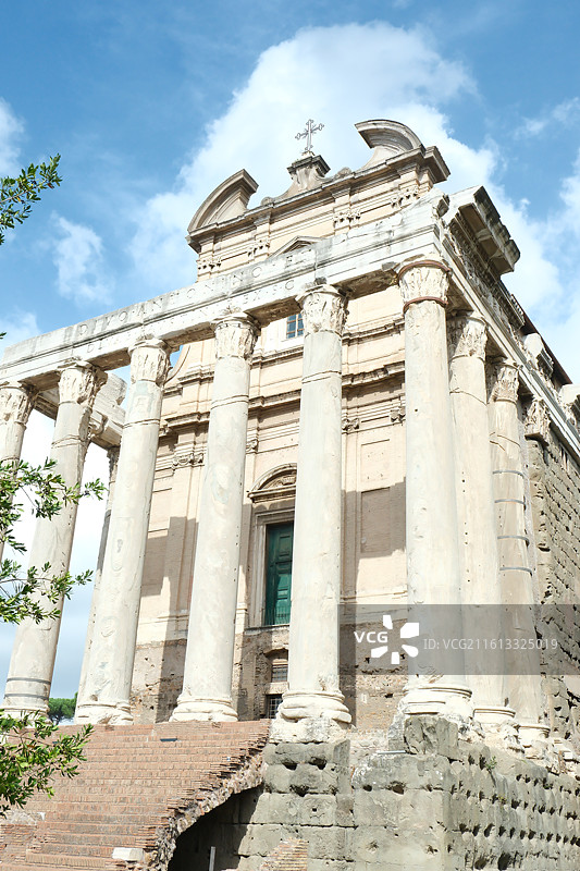 意大利-古罗马神庙遗址图片素材