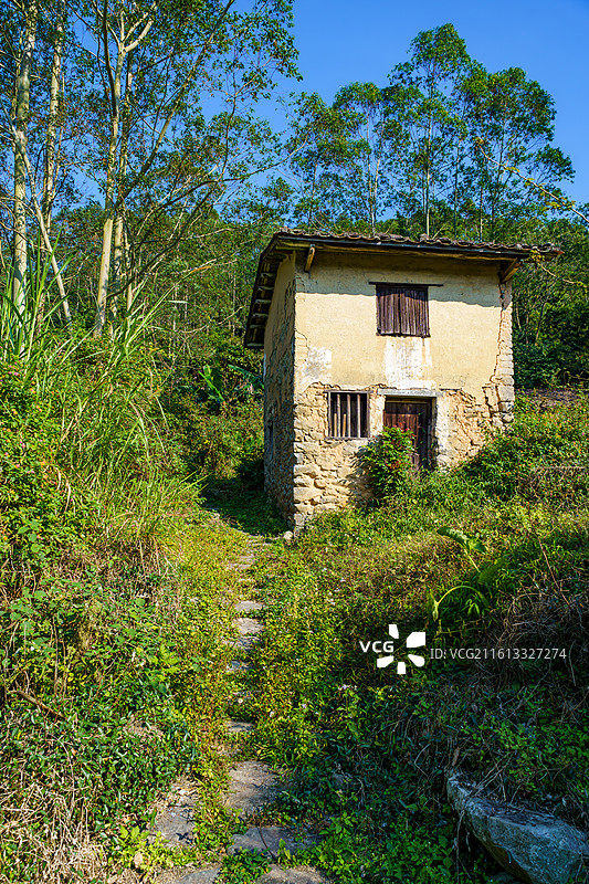 广东云浮新兴六祖镇红梅村老村图片素材