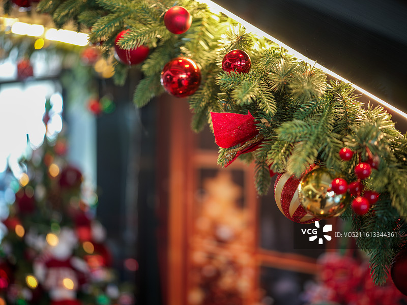 圣诞装饰场景图片素材