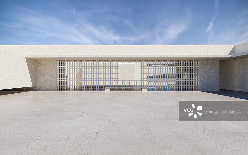 中庭空间_极简建筑_度假酒店_美术馆图片素材