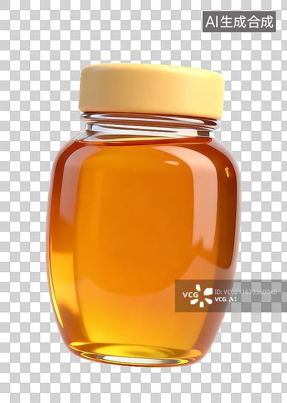 【AI数字艺术】一罐蜂蜜图片素材