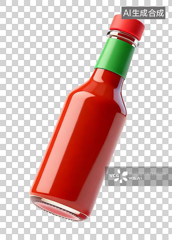 【AI数字艺术】红色辣酱瓶图片素材