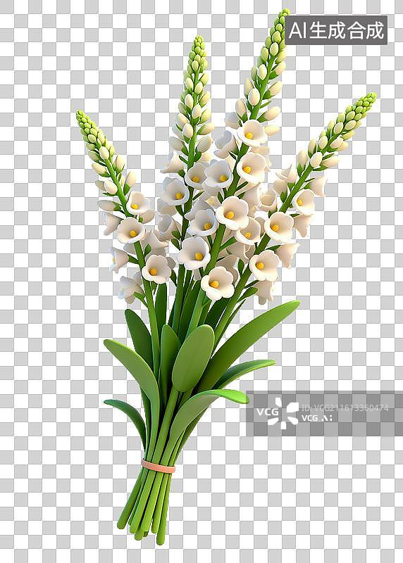 【AI数字艺术】金鱼草花束图片素材