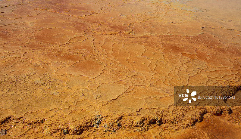 茫崖艾肯泉的纹理特写图片素材