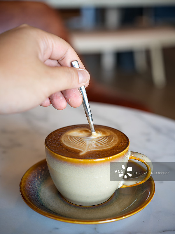 制作咖啡拉花图片素材