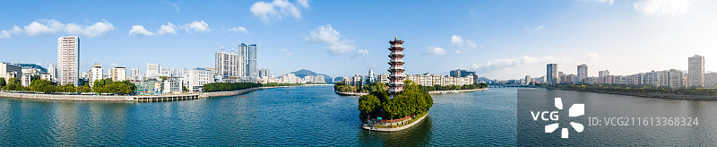 中国广东省韶关市浈江区中山公园通天塔图片素材