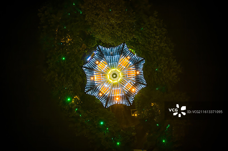 中国广东省韶关市浈江区中山公园通天塔图片素材