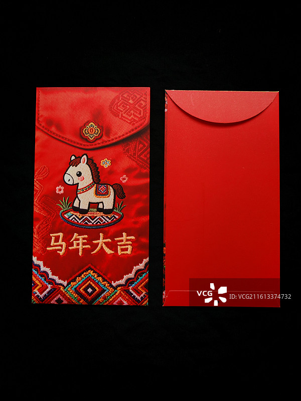 马年大吉红包图片素材