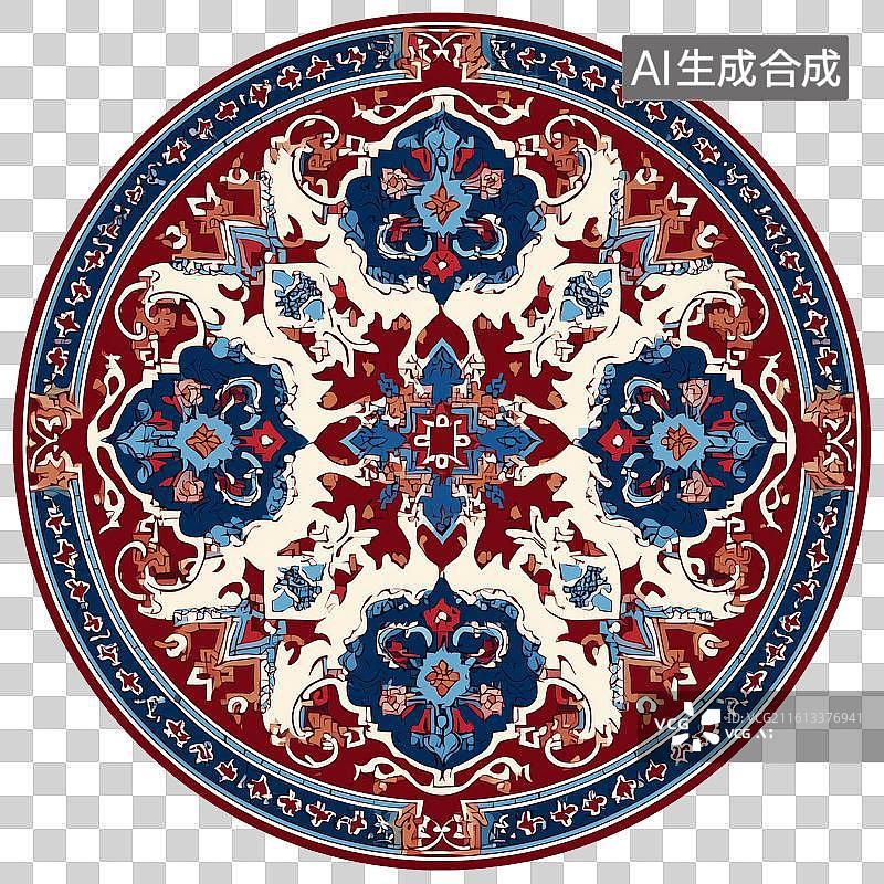 【AI数字艺术】免扣元素敦煌壁画纹样图案图片素材