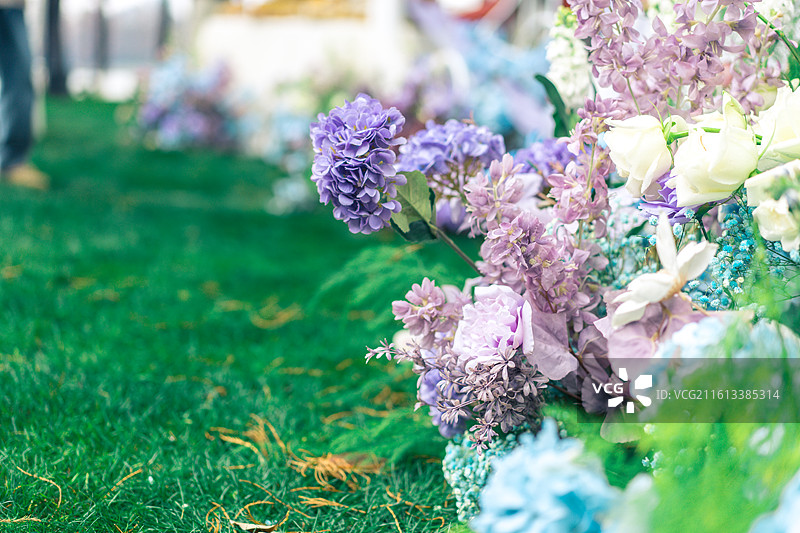 户外婚礼布置图片素材