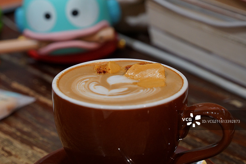 卡美罗焦糖拿铁咖啡图片素材