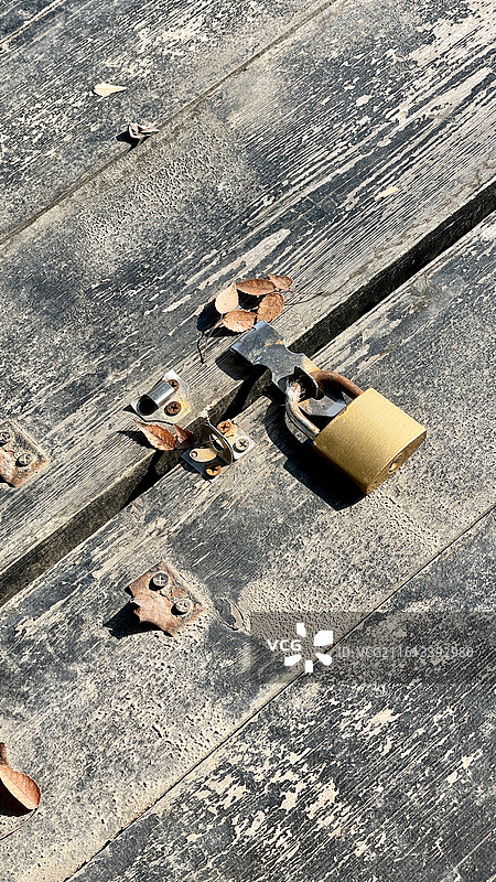 门上的锁图片素材