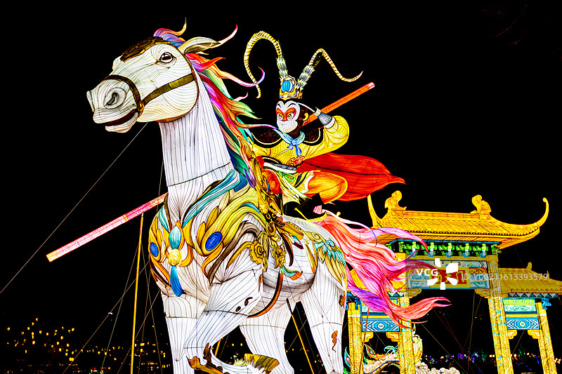 2026年第40届秦淮灯会白鹭洲公园主会场图片素材