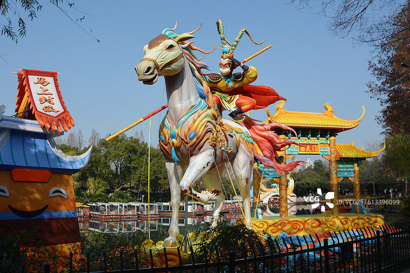 南京白鹭洲公园图片素材