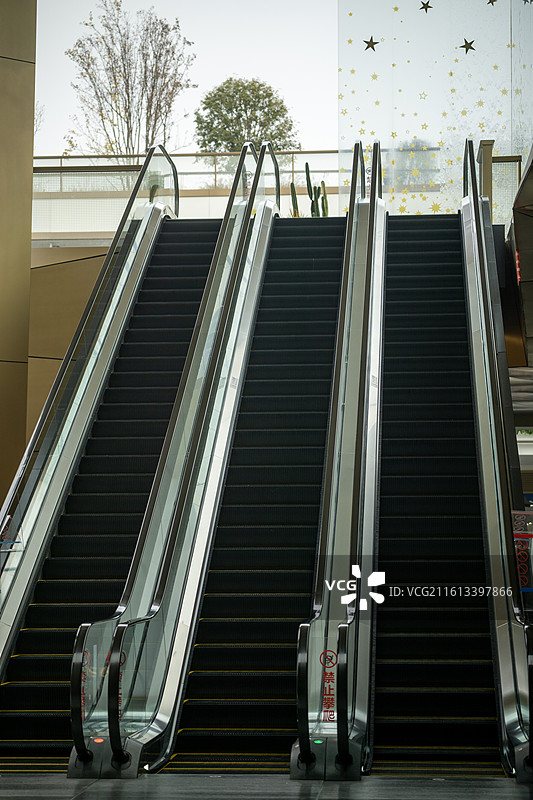 成都SKP商场 电梯 扶梯图片素材