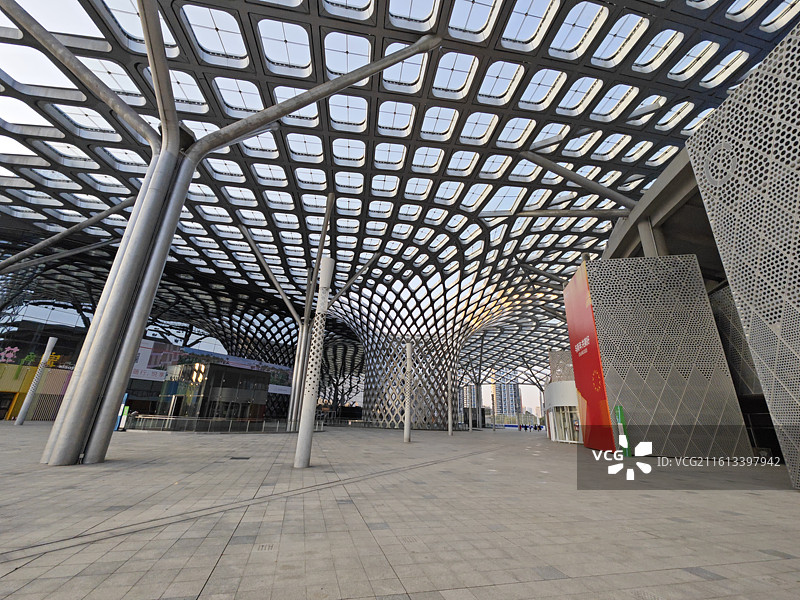 春茧体育馆深圳湾体育场曲面建筑体育建筑图片素材