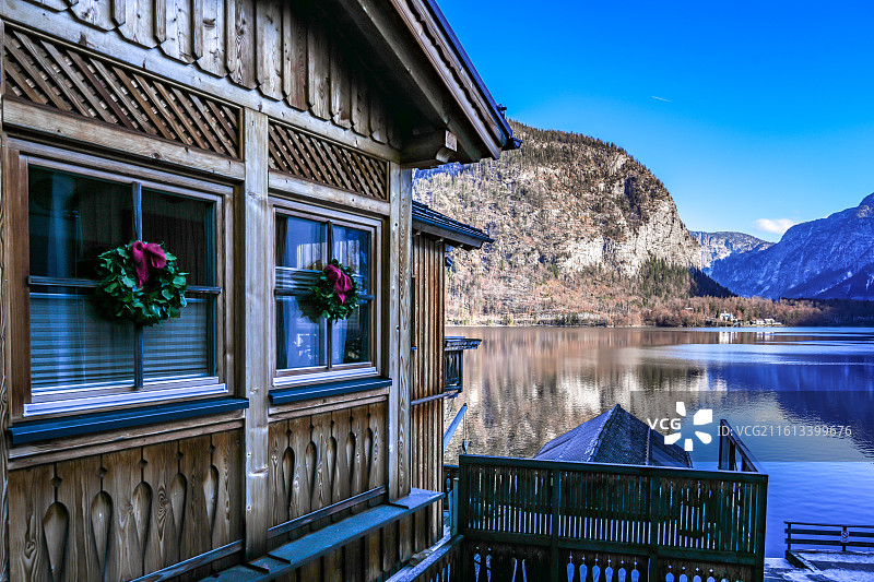 欧洲最美小镇：奥地利哈尔施塔特图片素材