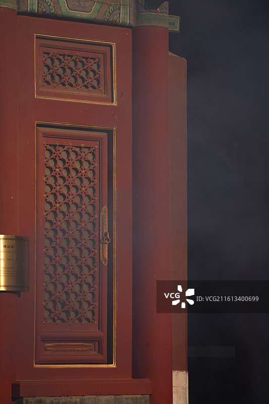 北京雍和宫香火气图片素材