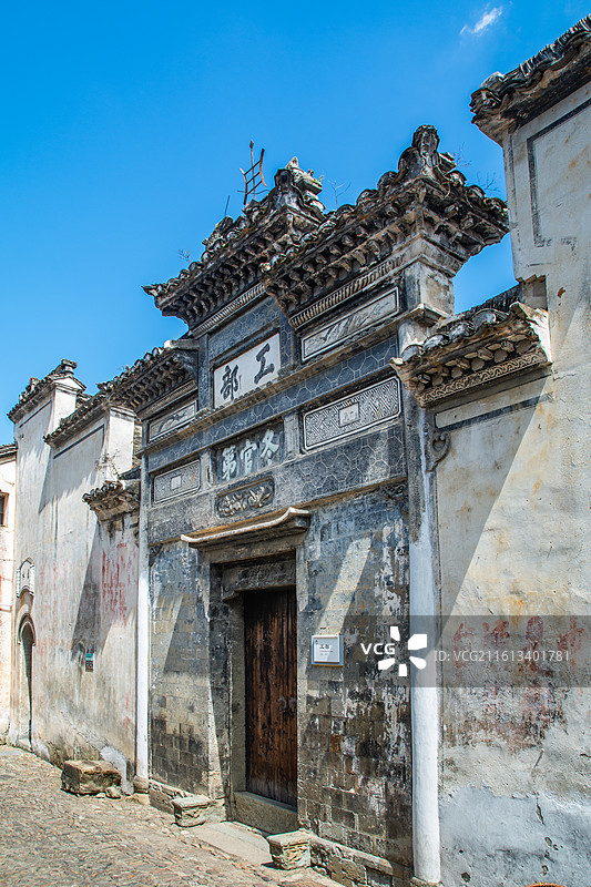 龙门古镇 工部 历史文化景点 杭州 富阳区 富阳景点 孙权故里 江南古村落 古宅老宅 古建筑 老建筑图片素材