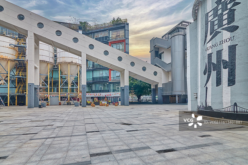 广州珠江琶醍文化创意艺术区工业风格建筑图片素材