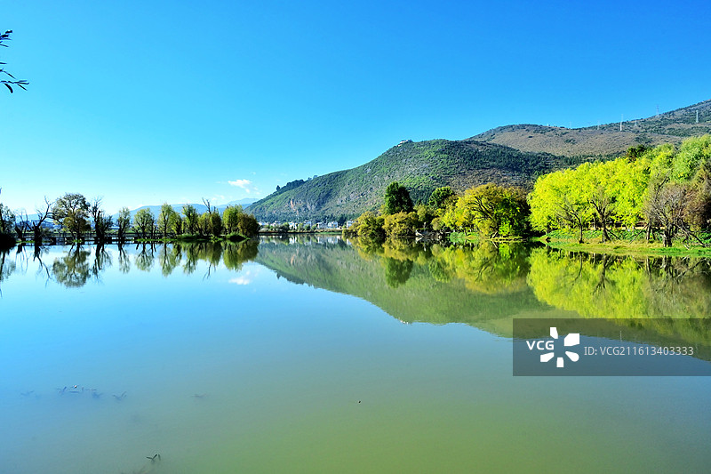 大理鹤庆黄龙潭图片素材