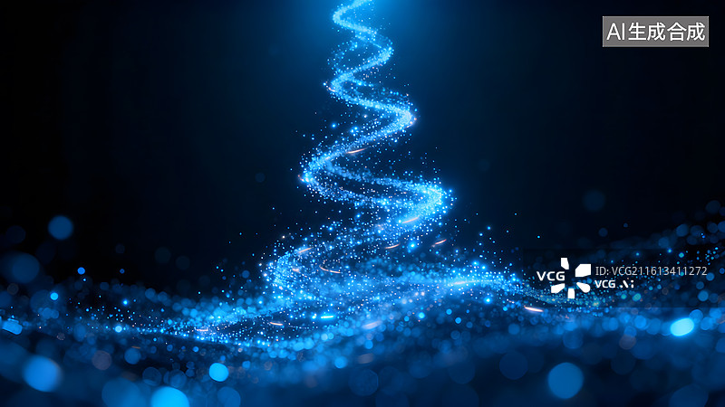 【AI数字艺术】科技感球体光纤粒子爆炸能量汇聚图片素材