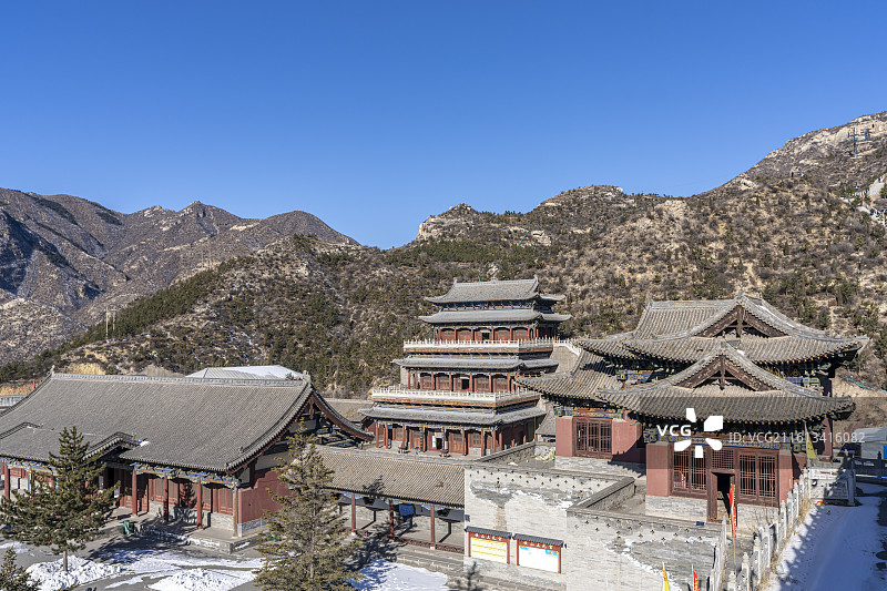 北岳恒山-三元宫图片素材