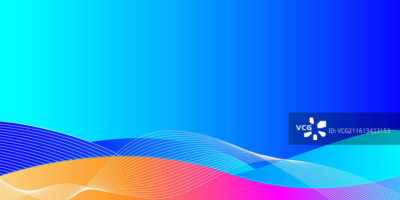 蓝色科技感几何线条背景图片素材