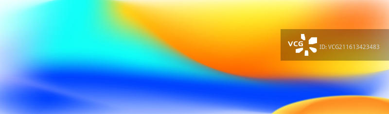 蓝色科技未来几何线条长画幅背景图片素材