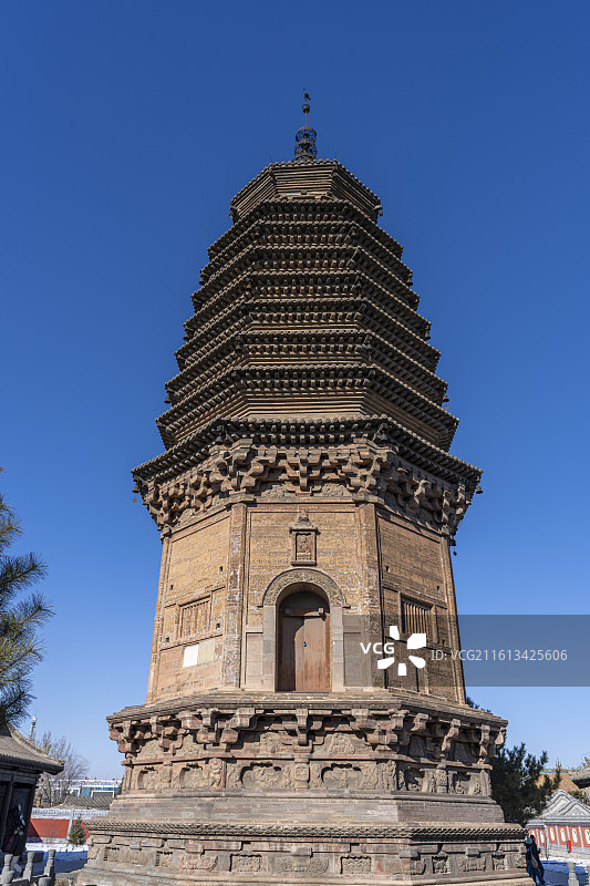 圆觉寺砖塔图片素材