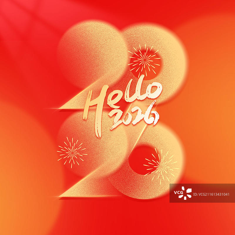 弥散风2026年春节海报马年海报背景红色背景图片素材