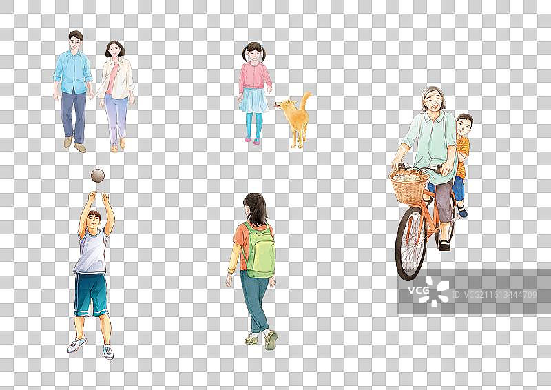 日常人物生活场景图片素材