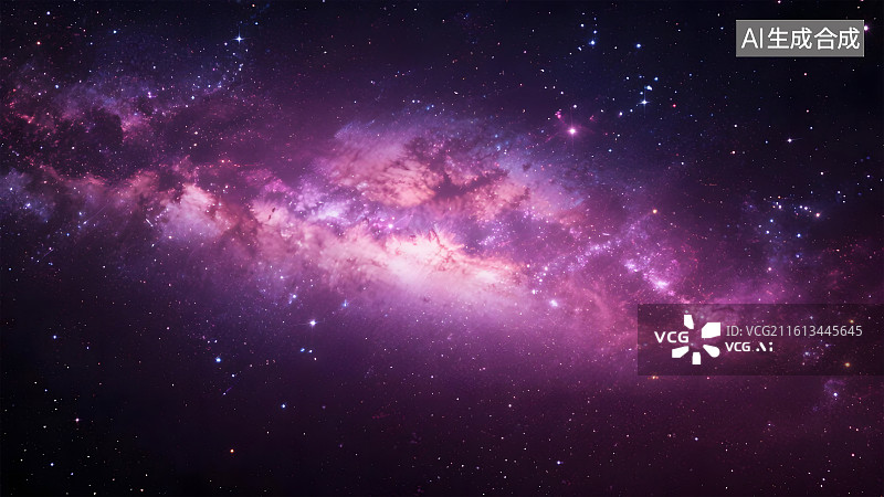 【AI数字艺术】银河星系图片素材