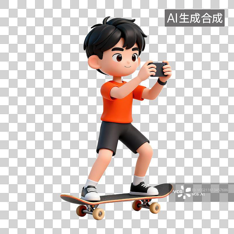 【AI数字艺术】时尚潮流运动人物图片素材