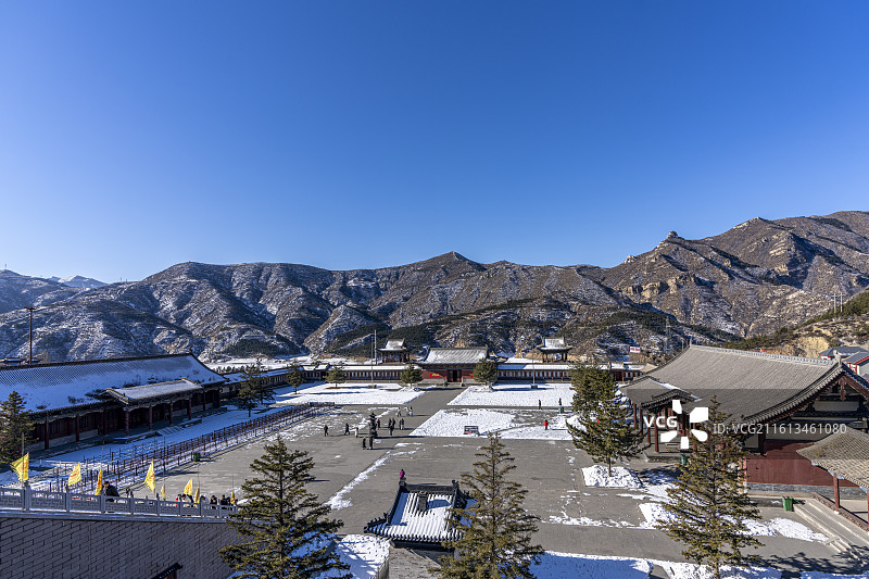 北岳恒山-三元宫图片素材